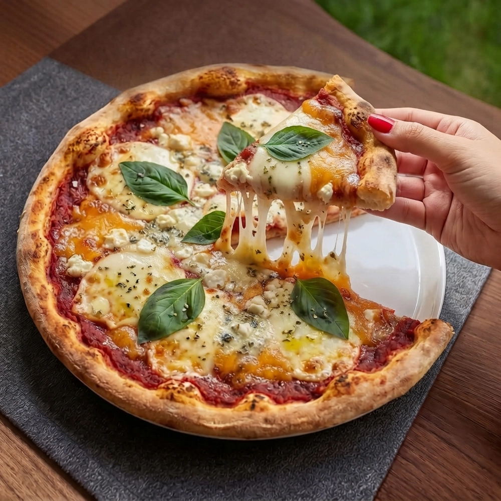 Dört Peynirli Pizza