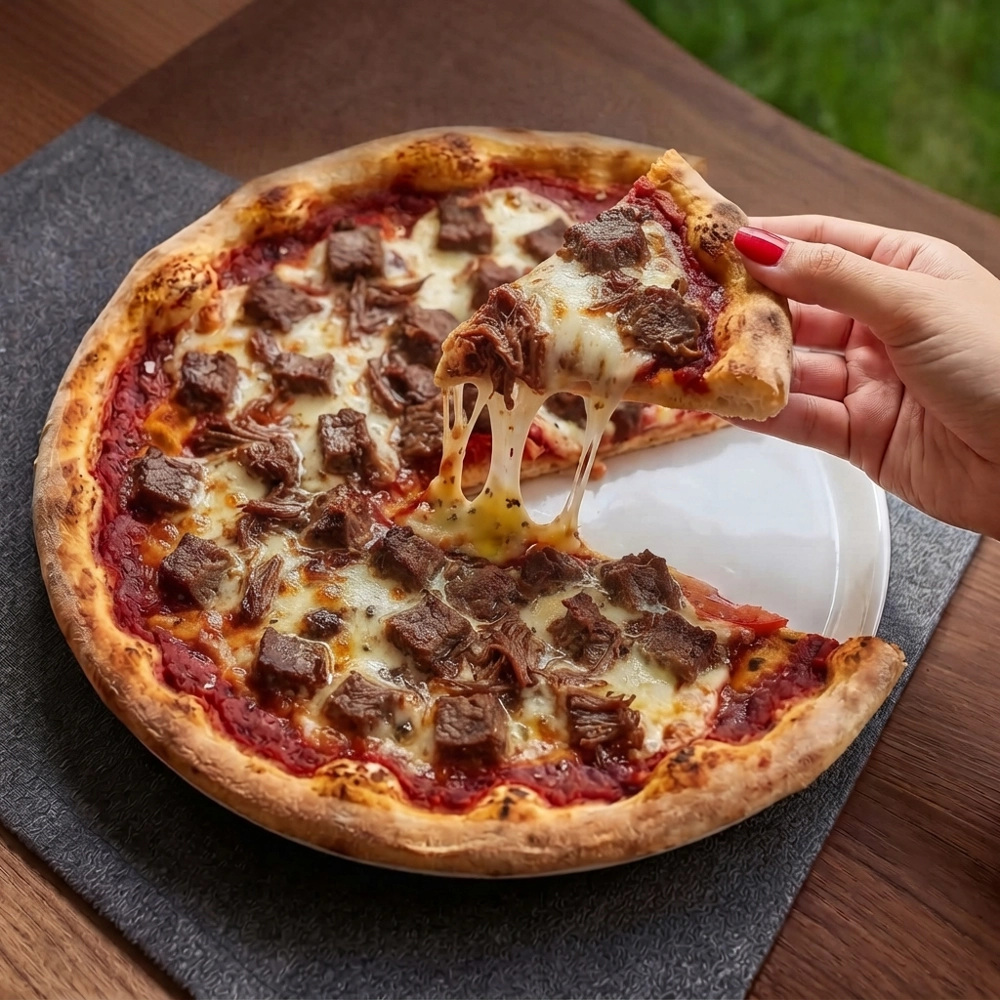 Kavurmalı Pizza