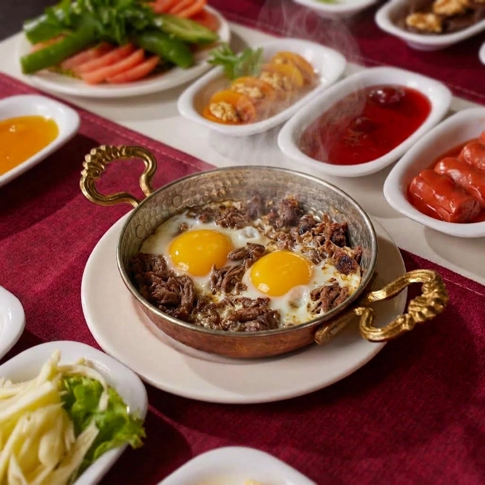 Kavurmalı Yumurta