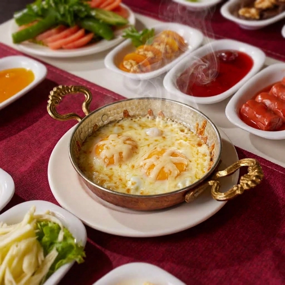 Kaşarlı Yumurta