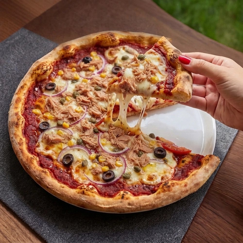Ton Balıklı Pizza
